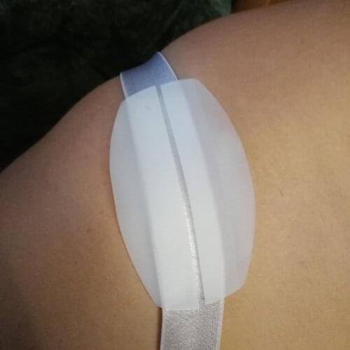 Gtglad 1pair New Design Bra Strap Decompression Shoulder Pads Silicone Underwear Anti-Slip Shoulder Pad DIY Apparel Accessories