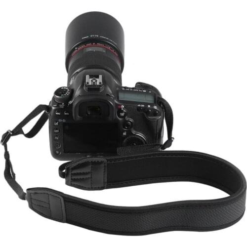 1pc New Quick Rapid Camera Single Shoulder Neck Camera Adjustable Durable Anti-slip Strap Belt for SLR DSLR Black Accessory