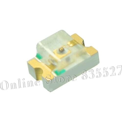 1000pcs/lot SMD LED 0603 1608 red super bright light golden horn gold line dedicated to high-end products light-emitting diode