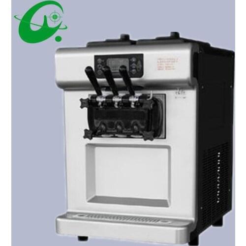 22L/H Commercial Soft Ice Cream Making Maker Plastic Panel Vertical Desktop soft ice cream machine