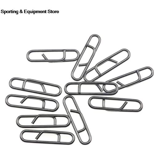 50Pcs Powerful Fast Link Clip Snap Fishing Tackle Quick Change Lead Links Clips Interlock Accessories
