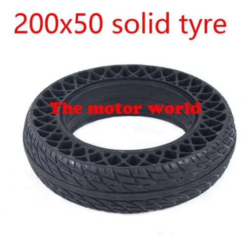 Free Shipping High Performance 200x50 Solid Tyre 8 Inch Tire for Hoverboard Electric Self Balancing Hoverboard Scooter