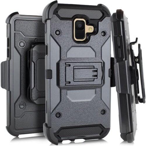 For Samsung Galaxy A6 2018 Heavy Duty Hybrid Armor Case Impact Protective Belt Clip Holster Cover For Samsung Galaxy A6 2018