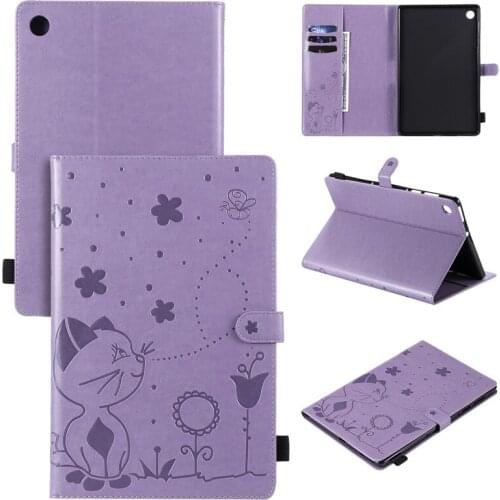 8 Pure Color Cat Case For Lenovo Tab M10 Plus Cover 10.3 TB-X606F TB-X606X Flip PU Leather For Lenovo Tab M10 FHD Plus 10.3" Pen