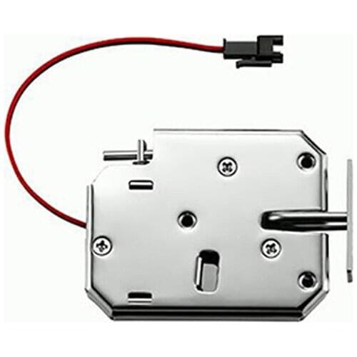 DC 12V Electromagnetic lock supermarket intelligent locker electronic lock access control State feedback Chrome silver