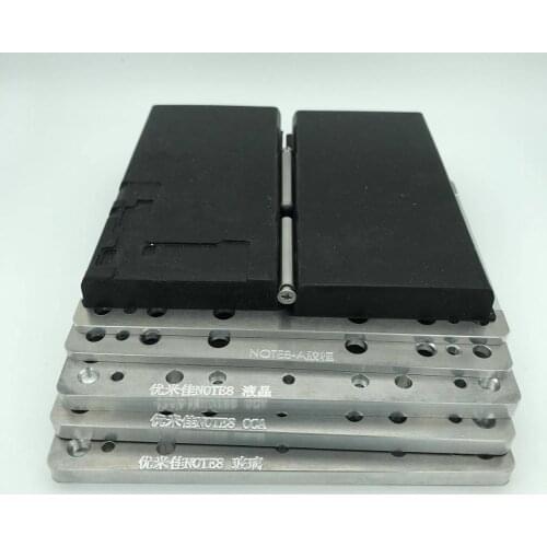 For Samsung Note 8 YMJ unbent flex laminating mold oca glass edge lcd Unbent flex mold vacuum laminating for mobile phone repair