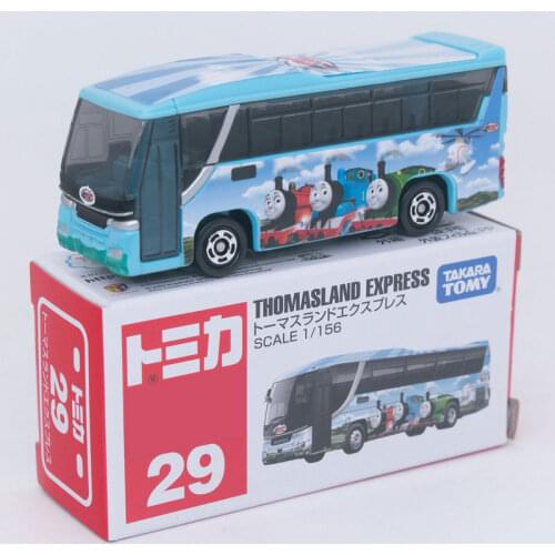 Takara Tomy Tomica No.29 Thomaland Express Bus 1/156 Diecast Car Toy for Boys and Girls