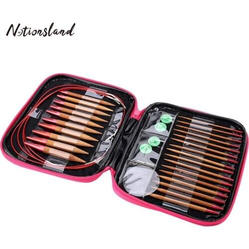 13 Pairs Knitting Needles Set Detachable Needles Crochet Hooks Kits Weave Yarns Sweater knitting Tools