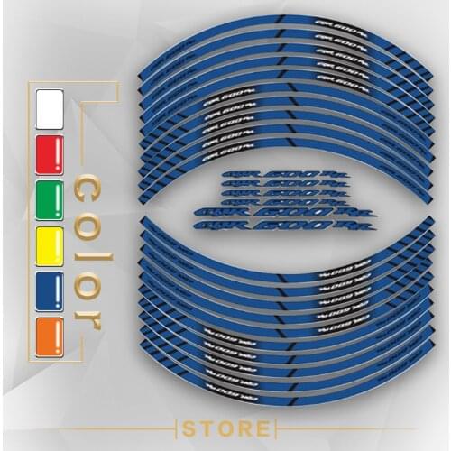 New high quality Motorcycle Tire Reflective stickers inner wheel stripes decoration decals for HONDA CBR600RR cbr 600 rr