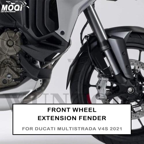 Motorcycle Front Fender Mudguard For DUCATI MULTISTRADA V4S 2021 Extension Front Wheel Splash Guard