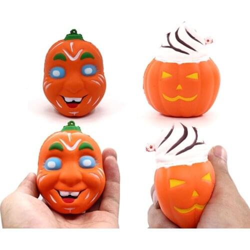 Squishy Pumpkin Witch Slow Rebound Toy Halloween Decoration Stress Relieve