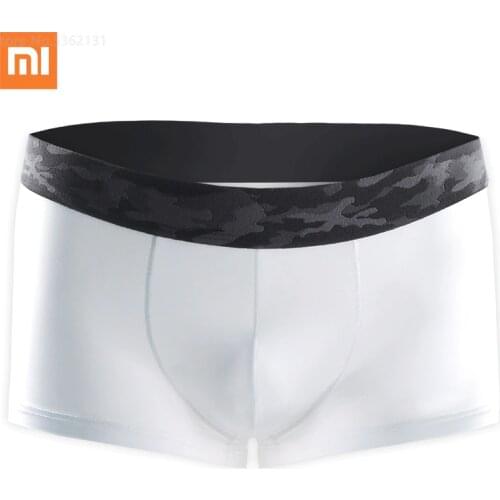 Xiaomi Ice Silk Men Underwear ThinTransparent Sexy Man Underpants Breathable Seamless Pants Male Panties Mens Boxer Short 1pc