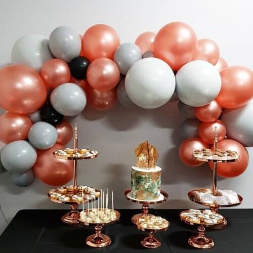 Mirror cake stand gold metal cupcake tray Macaroon display stand dessert decorating for wedding birthday kids shower table decor