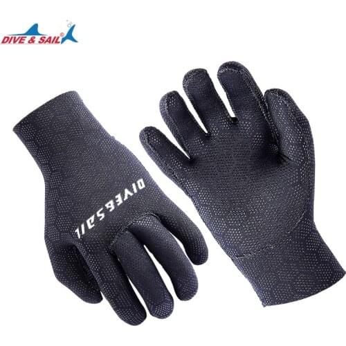3mm neoprene swimming diving scuba snorkeling surfing spear fishing water sports gloves non-slip winter swimming warm gloves