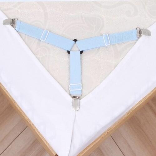4PCS/2PCS Bed Sheet Grippers Clip Set Keeping Sheets Place Mattress Sheet Corner Non-Slip Holder Fastener Grippers Clips Straps