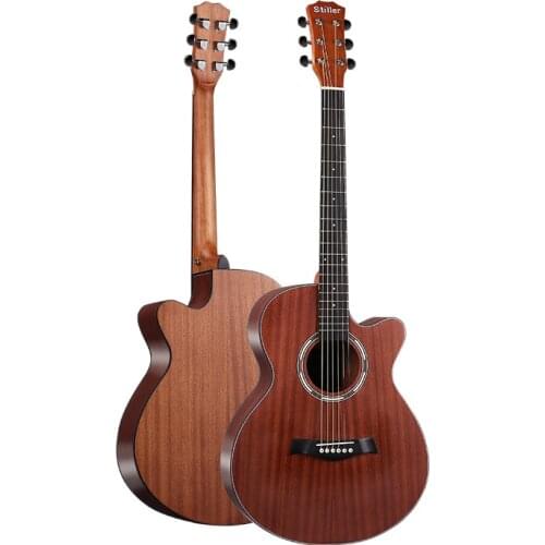 41 Inch Acoustic Guitar Closed Knob Beginner Travel Guitar Stylophone Musical Instrument Guitarra Acustica Playing Tools EH50G