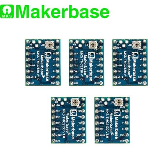 5pcs/lot 3D printer parts StepStick TMC2130 ultra silent stepper drivers supporting SPI mode
