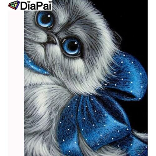 DIAPAI 100% Full Square/Round Drill 5D DIY Diamond Painting "Cartoon cat" Diamond Embroidery Cross Stitch 3D Decor A18713