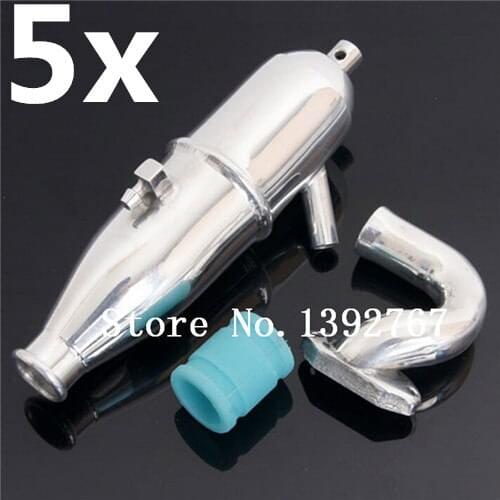 Wholesale 5Packs/Lot HSP Aluminum Exhaust Pipe 102009 (02124 ) Car Upgrade Parts Accessories 1/10 Upgrades 94102 SONIC