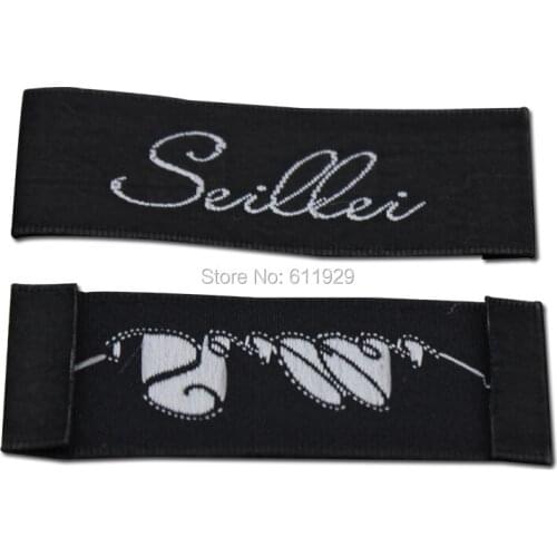 Free shipping custom clothing labels/embroidered tags/collar labels/shirt tag/sewing labels custom/brand label 1000 pcs a lot