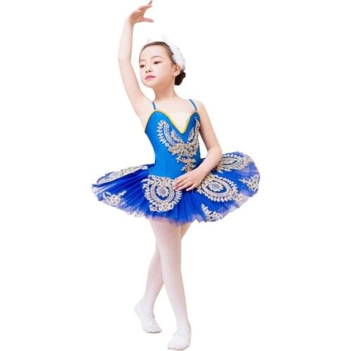 Children ballet skirt Little Swan Dance Performance dress girl suspender Tutu Skirt princess skirt performance training clothes
