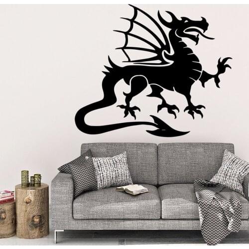 Diy Dragon Home Decoration Accessories For Baby Kids Rooms Decor Sticker Mural
