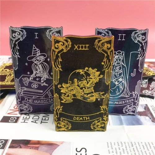 DIY Tarot Card Resin Silicone Mold Handmade UV Epoxy Jewelry Pendant Tarots Card Desktop Games Set Resin Mould