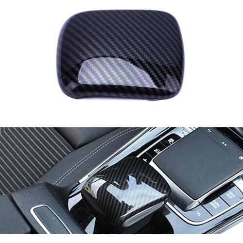 For Mercedes Benz GLA GLB 2020 Car Gear Shift Knob Head Cover New ABS Styling Trim Auto Moldings