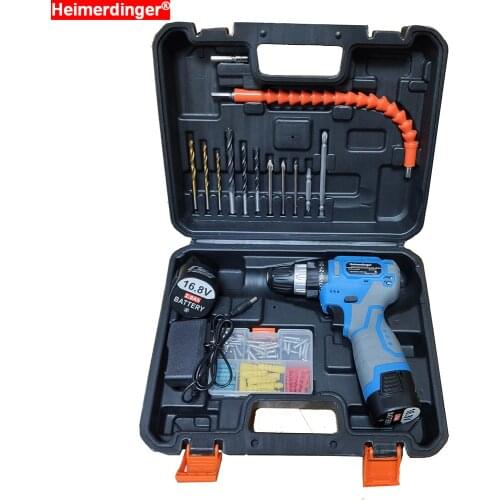 Lithium battery powered brushless cordless screwdriver drill
