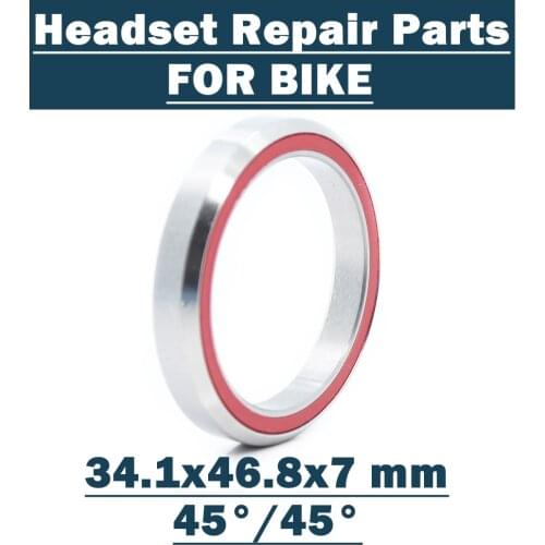Bike Headset Bearings MH-P17 34.1*46.8*7 mm 45/45 2PCS ACB Road MTB Angular Contact Bicycle Bearing K468 ACB468