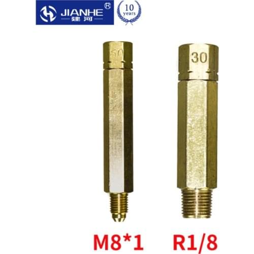 MO MG type Brass Pipe Fitting Long Nipple for centralized lubrication system/CNC machine