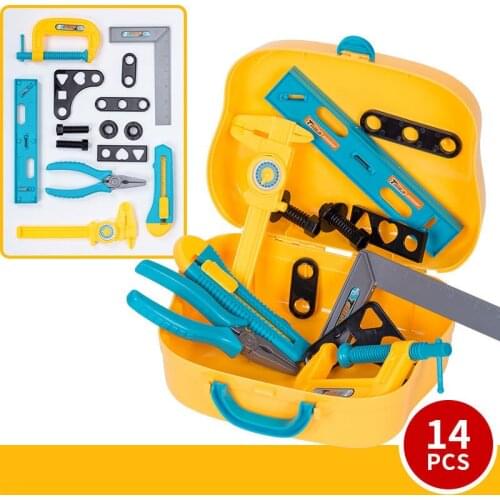 Childrens Toolbox Toy Set Boy Simulation Repair Wrench Tool Table Repair Box Baby Screw Assembly Pretend Repair Tool Suitcase
