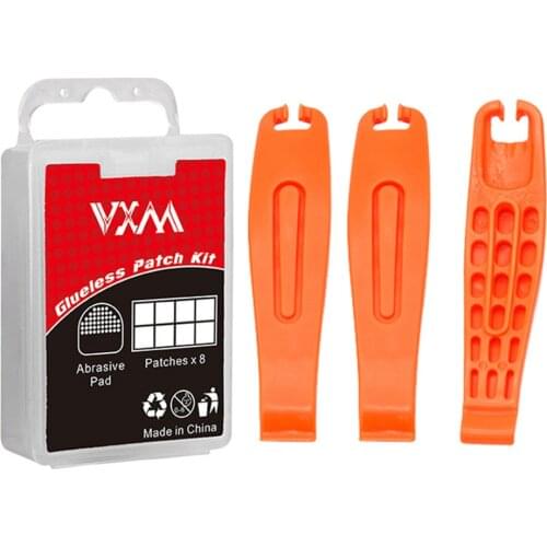 Mountain Bike Tire Repair Tools Kits Glue Free Flat Tire Patch Rubber Portable MTB Road Bike Repair Tool Bicycle Accessories