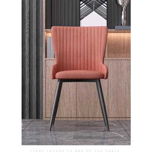 Nordic Designer Dining Chair Simple Modern Small Apartment Leisure Cafe Net Red Dressing Home Light Luxury Dining Table And Chai