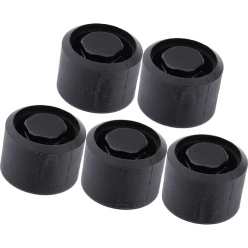 5 Pieces Sturdy Surfboard Paddle Board Air Vent Exhaust Stopper Plug Gear Black
