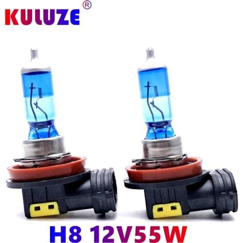 Super white H8 car halogen bulb H7 H4 H11 car headlamp HB3 9005 HB4 9006 hir2 9012 H10 h11B 12V headlamp bulb 5500k