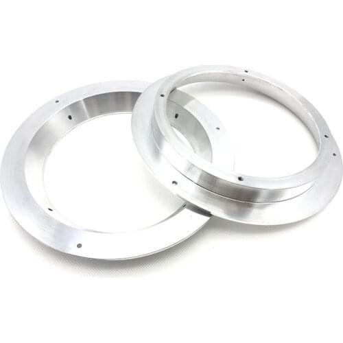 Univeral 2PCs 6.5inch Speaker Mount for Vw Speaker Pad Adapter Plates Bracket Ring Mat Aluminum Alloy Change 8'' To 6.5