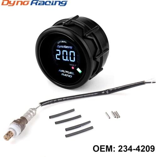 Dynoracing 52mm Smoke Air Fuel Ratio Gauge Narrowband O2 Oxygen Sensor For Honda ACURA INTEGRA ASUNA OEM:234-4209 2344209