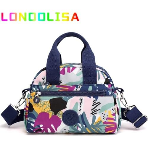 10 Styles Women Nylon Handbag Pocket Shoulder Bag Travel Messenger Crossbody Satchel Printed Female Lightweight Portable Sac