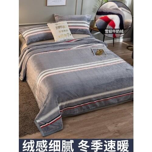 Winter Thickened Warm Blanket Quilt Coral Flannel Blanket Bed Sheet Blanket throw blanket throw blanket blankets and throws