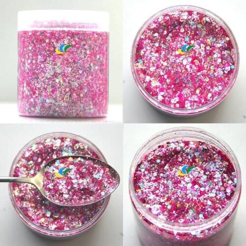 2019 Hex Mix Glitter *50 gr 28 Colors 1 tsp options* Chunky Glitter Glitter Cosmetic - Loose Glitter Mixed Size Chunky Mix