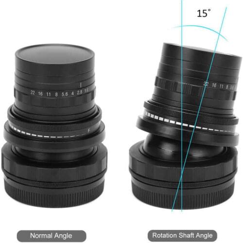 50mm F1.6 FX Mount Tilt Shift Manual Full Frame Alloy Lens for Fuji Mirrorless Camera