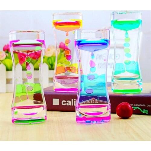 Acrylic Mix Color Liquid Timer Children Sensory Educational Time Out Tool Home Room Office Desk Decor Novelty Friends Gift #20