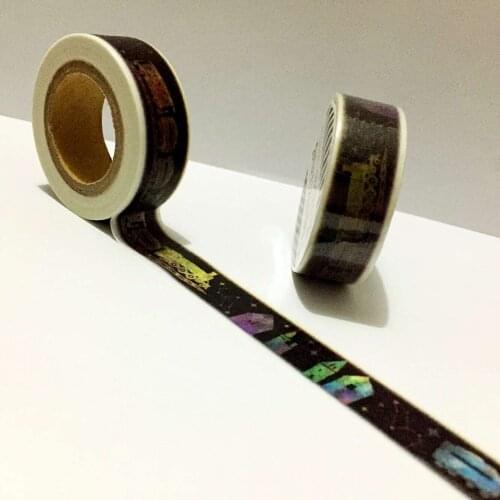 Free shipping Beautiful 15mm*10m high quality washi paper tape/beautiful night masking japan washi tape