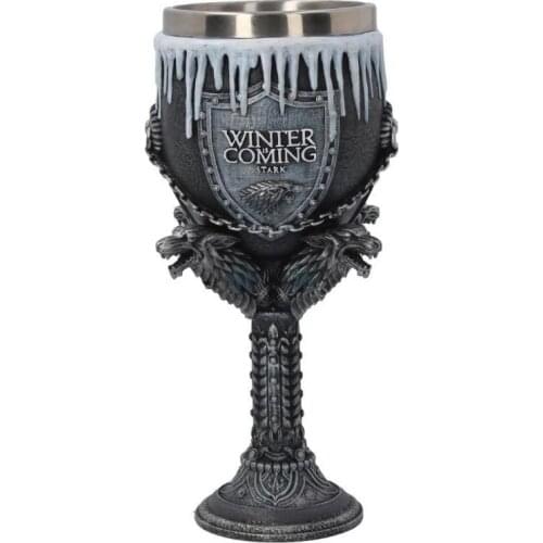 Wine Glasses House Stark Legends of the Swords Viserion White Walker Goblet Christmas Halloween Gift