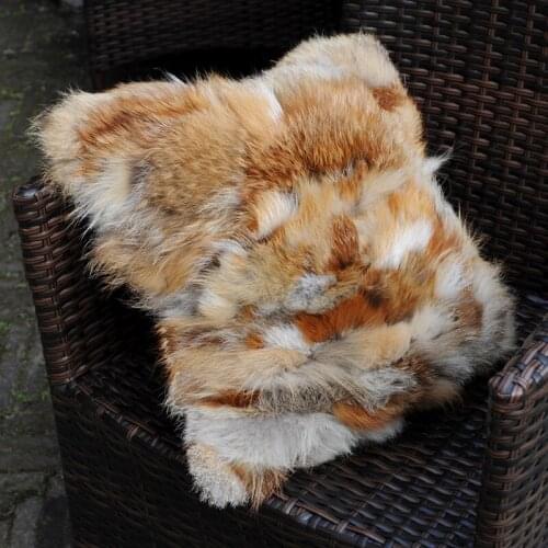 CX-D-69B 40X40cm Super Great Real Red Fox Fur Sofa Cushion Cover Decoration Cushion Pillowcases Pillow Cover