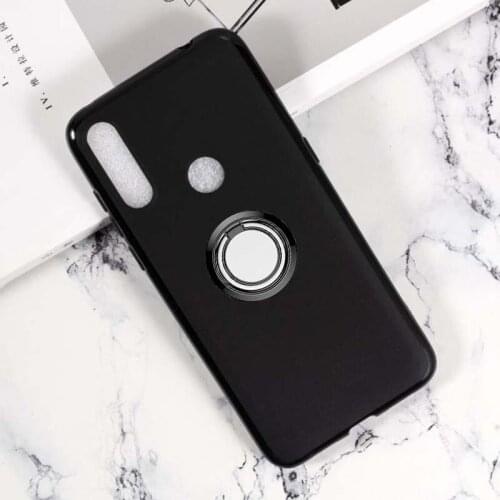 For Vodafone Smart V11 Back Ring Holder Bracket Phone Case Cover Phone TPU Soft Silicone Cases for Vodafone SmartV11