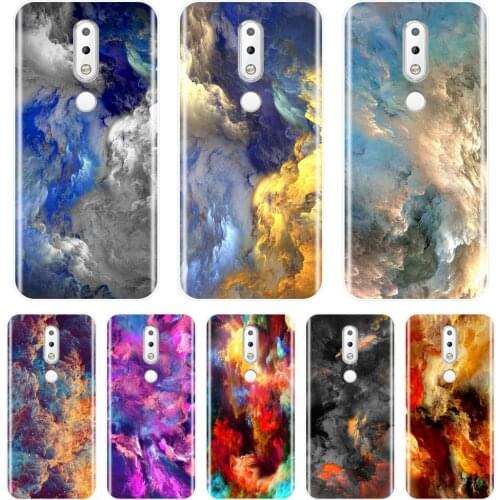 For Nokia 7.1 6.1 5.1 3.1 2.1 Plus Phone Case Silicone Art Colorful Abstract Soft Back Cover For Nokia 2.1 3.1 5.1 6.1 7.1 Case