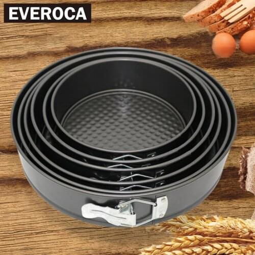 Stainless Steel Round Cake Mold Kitchen Cake Bakeware Non-stick and Easy To Clean Baking Tools Multi-size Cake Kitchen Tools