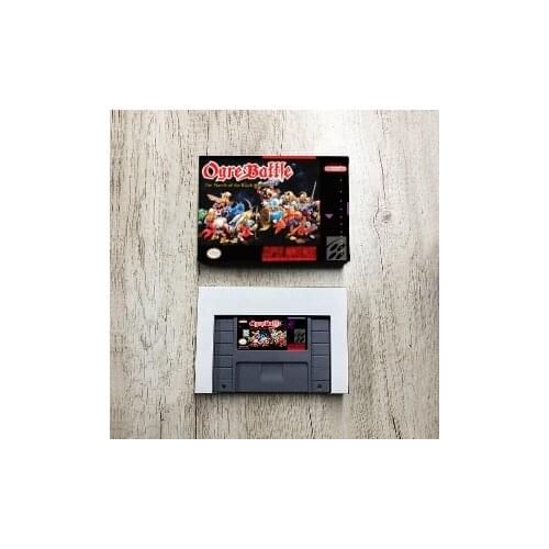 Ogre Battle - The March of the Black Queen - USA Version RPG Game Card Battery Save With Retail Box